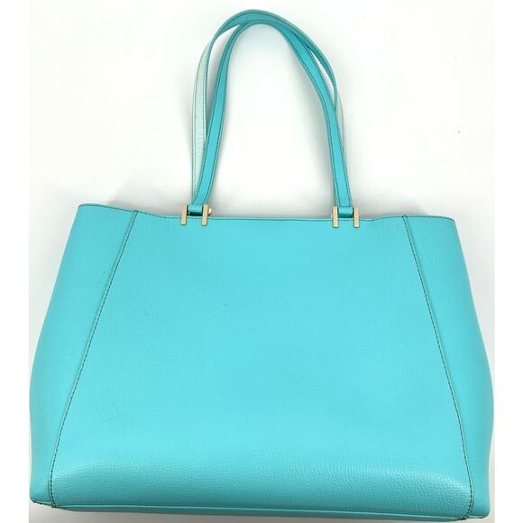 KATE SPADE NewYork Sanders Place Large Leather‎ Romily Tote Purse Atol Blue - Picture 11 of 13